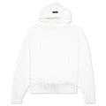 Cable Knit Hoodie - Cloud Dancer
