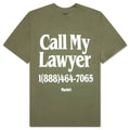 Call My Lawyer T-Shirt - Kelp