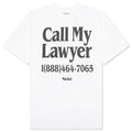 Call My Lawyer T-Shirt - White