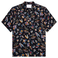 Car Race Tropical Print Shirt - Black/Tropical