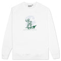 Lucky Painter Sweat - White/Bonsai