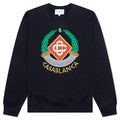 Casa Crest Embroidered Sweatshirt - Black