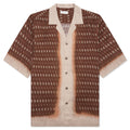 Boxy Viscose Shirt - Rust