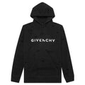 Fleece Hoodie Destroyed Effect - Faded Black