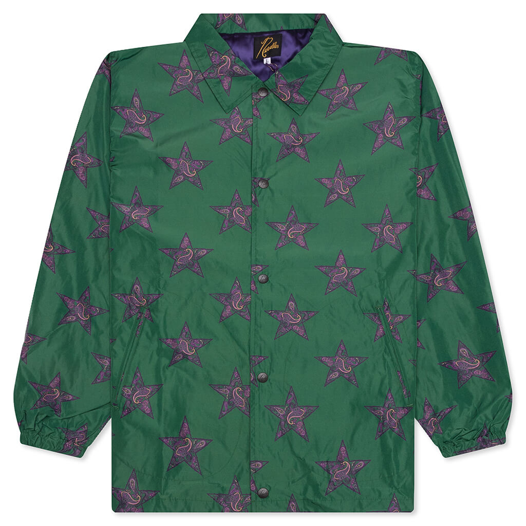 Coach Jacket - Green/Star