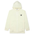 Big Black Heart Hooded Sweatshirt - Ivory