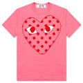 Pastelle Women's Polka Dot Logo T-Shirt - Pink