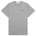 Small Red Heart T-Shirt - Grey