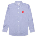 Comme des Garcons PLAY x the Artist Invader Broad Striped Shirt - Stripe A