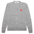 Comme des Garcons PLAY x the Artist Invader Cardigan - Top Grey