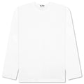 Comme des Garcons PLAY x the Artist Invader L/S Tee - White
