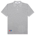 Comme des Garcons PLAY x the Artist Invader Polo - Grey