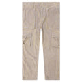 Corduroy Logo Cargo Pants - Beige Wash