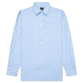 Double Regular Collar Shirt - Sax Blue