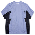Cotton Poplin Pullover - Blue Stripe