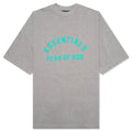 Heavy Jersey S/S Tee - Dark Heather Oatmeal