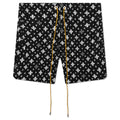 Cross Bandana Swim Short - Black/White