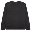 Debossed Crewneck - Black