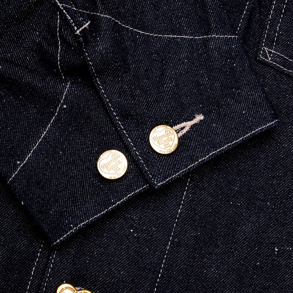 Denim Coverall Jacket Rigid - Indigo