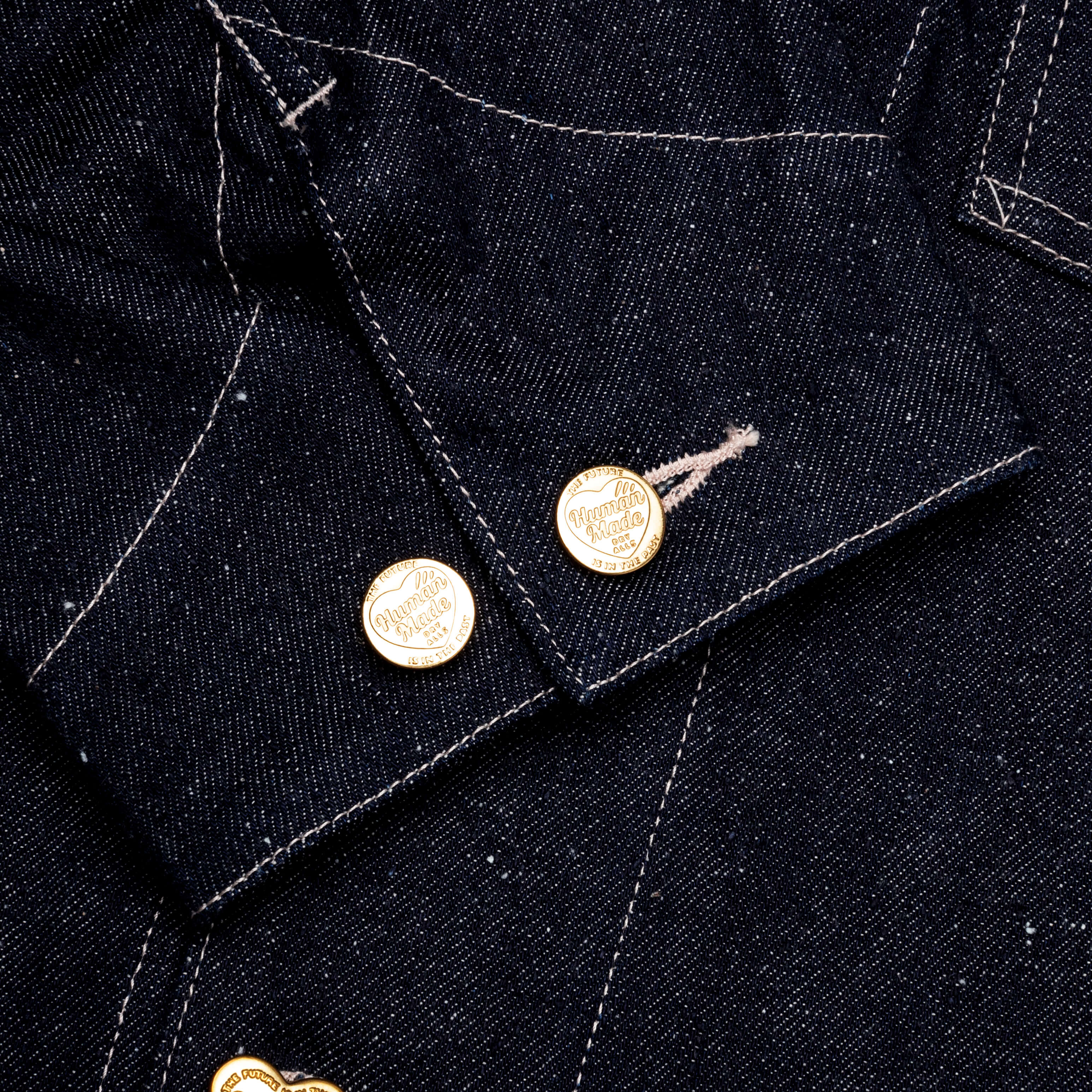 Denim Coverall Jacket Rigid - Indigo