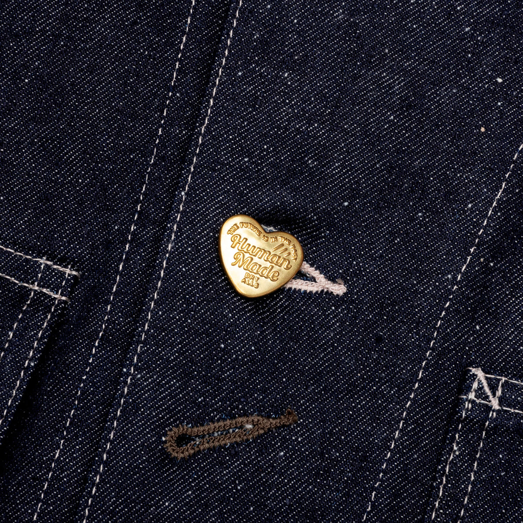 Denim Coverall Jacket Rigid - Indigo