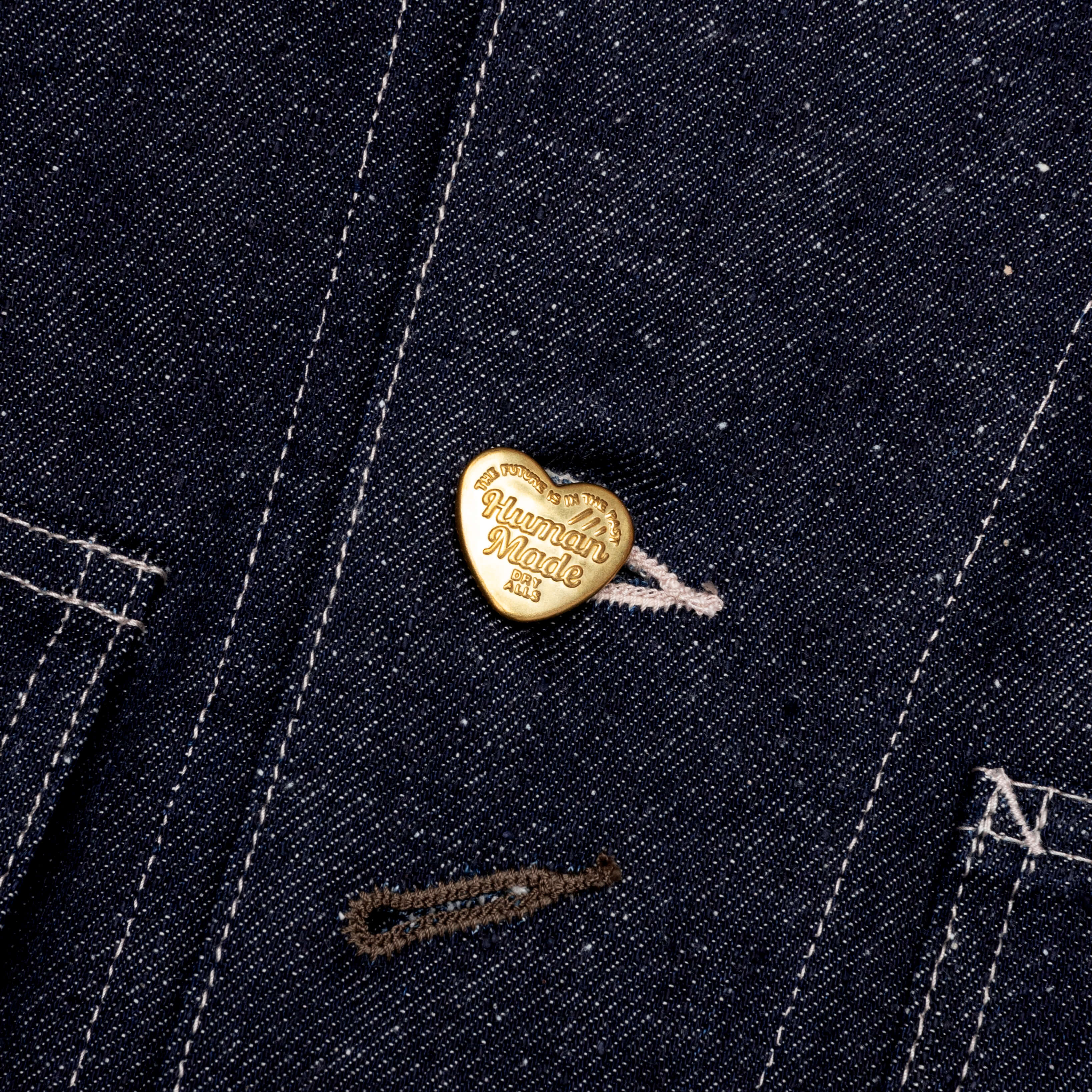Denim Coverall Jacket Rigid - Indigo