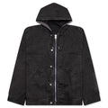 Denim Hoodie - Gray