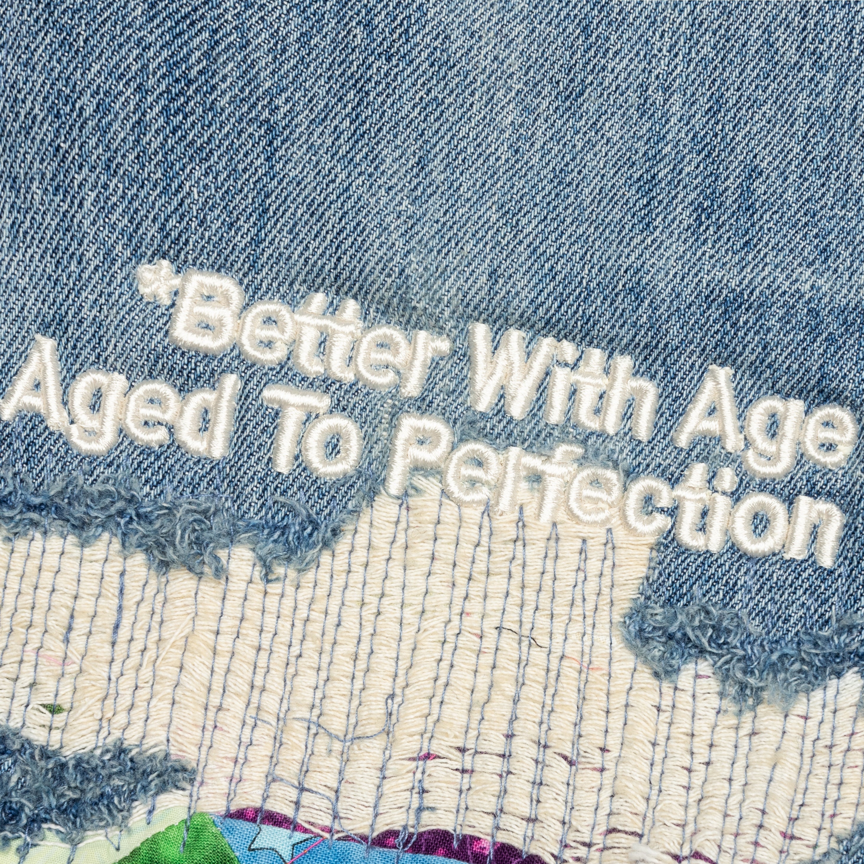 Denim Repair Pants - Indigo