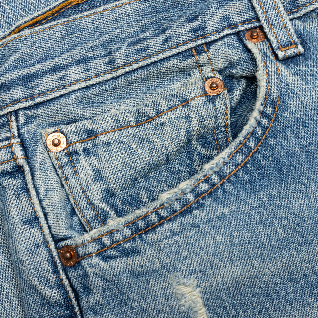 Denim Repair Pants - Indigo