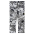 Dissolving Grid Camo Loose Fit Pants - Grey