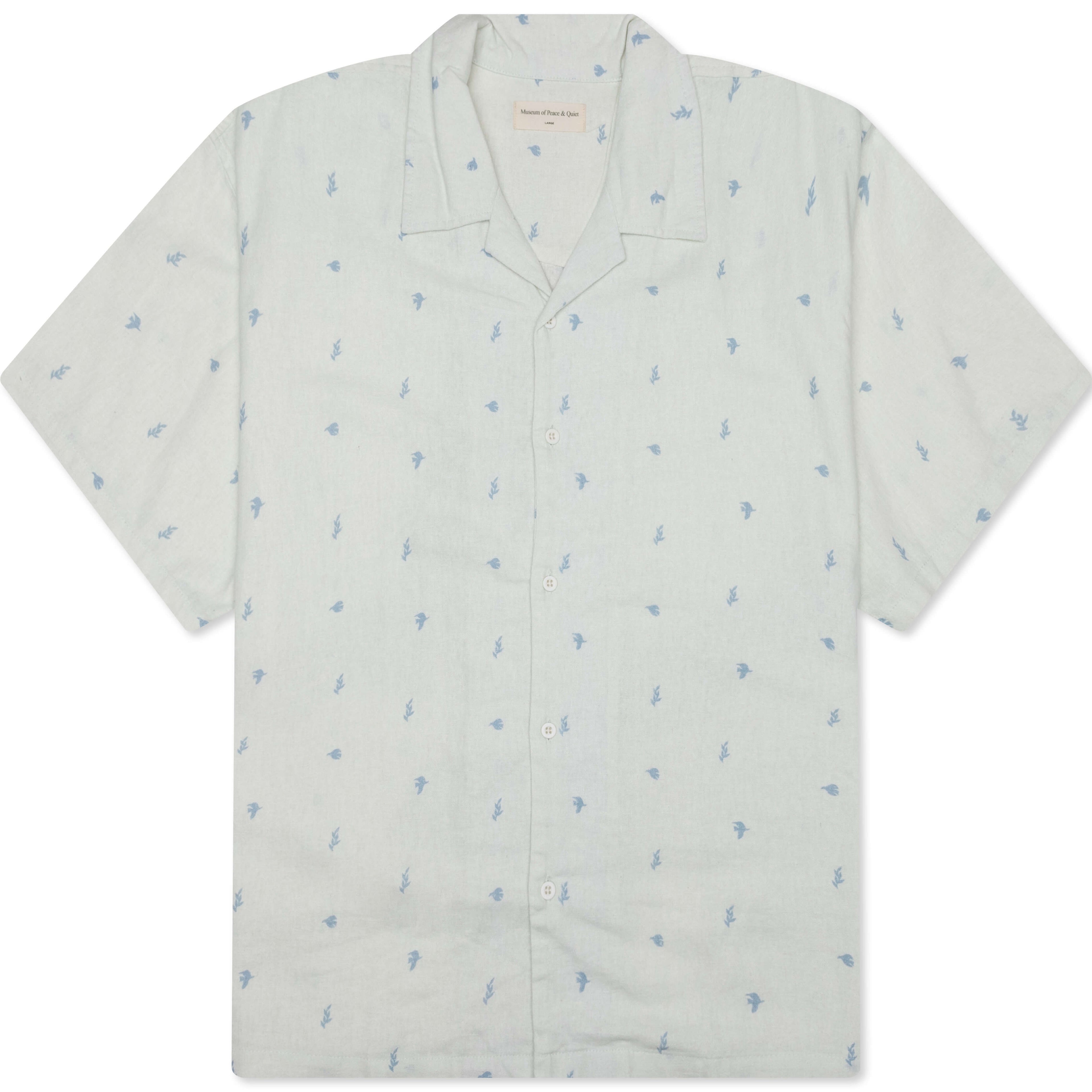 Doves Linen Button-Up - White