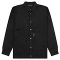 Drawstring L/S Shirt - Black