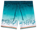 La Deesse Du Stade Silk Shorts - Multicolor