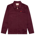 Hopeless Romantic Work Jacket - Burgundy