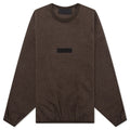 Essentials Kid's Crewneck - Heather Wood