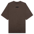 Essentials S/S Tee - Heather Wood