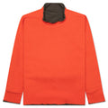 Reversible Knit Pullover - Orange/Khaki