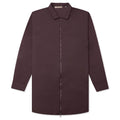 Nylon Filled Shirt Jacket - Plum