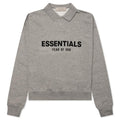 Kid's Core L/S Polo - Dark Oatmeal