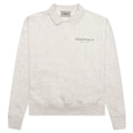 Essentials Kid's L/S Polo - Light Heather Oatmeal