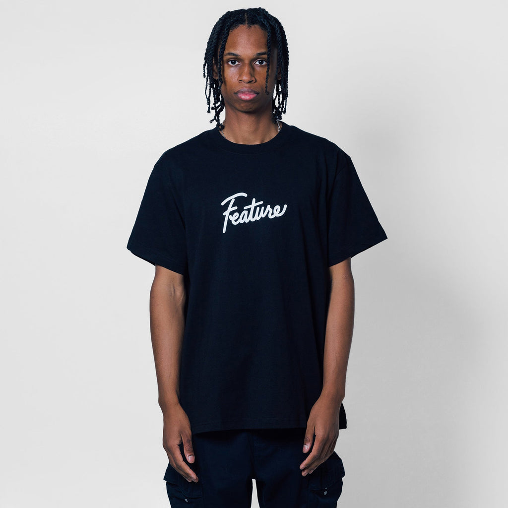 Script Tee - Dark Green