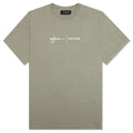 Feature x Wynn Logo Lock Up Tee - Oil Green