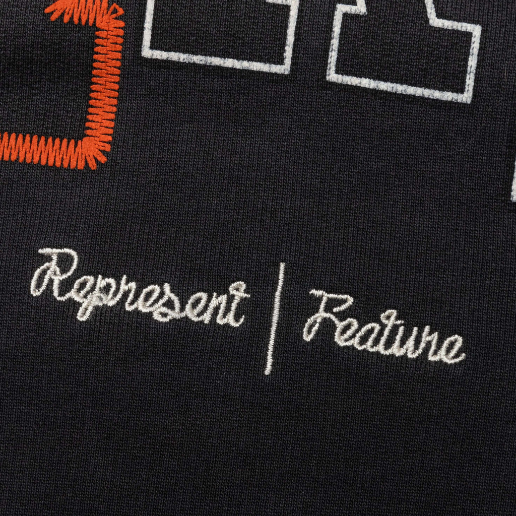 Feature x Represent Champions Hoodie - Stained Black