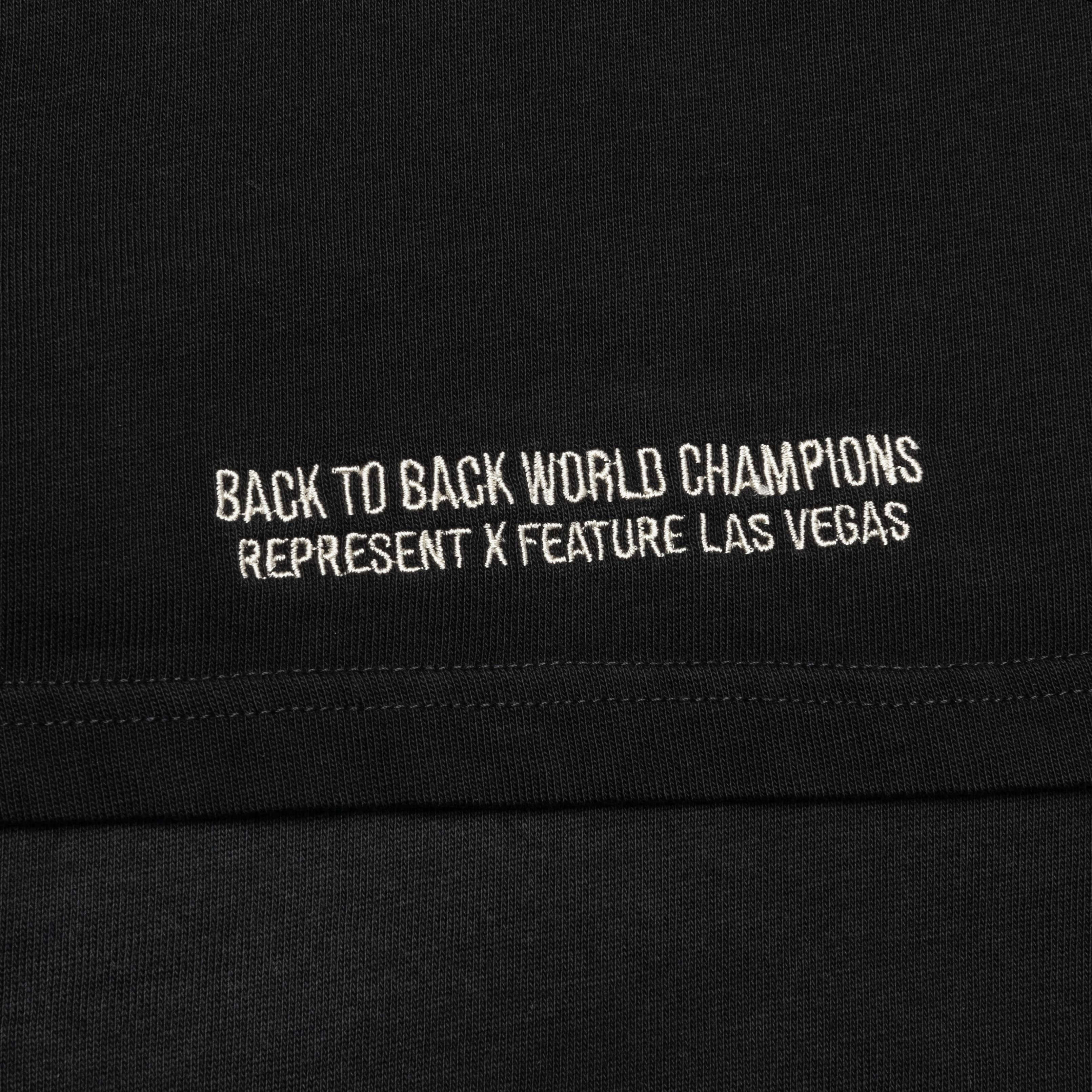 Feature x Represent Head 2 Head T-Shirt - Stained Black