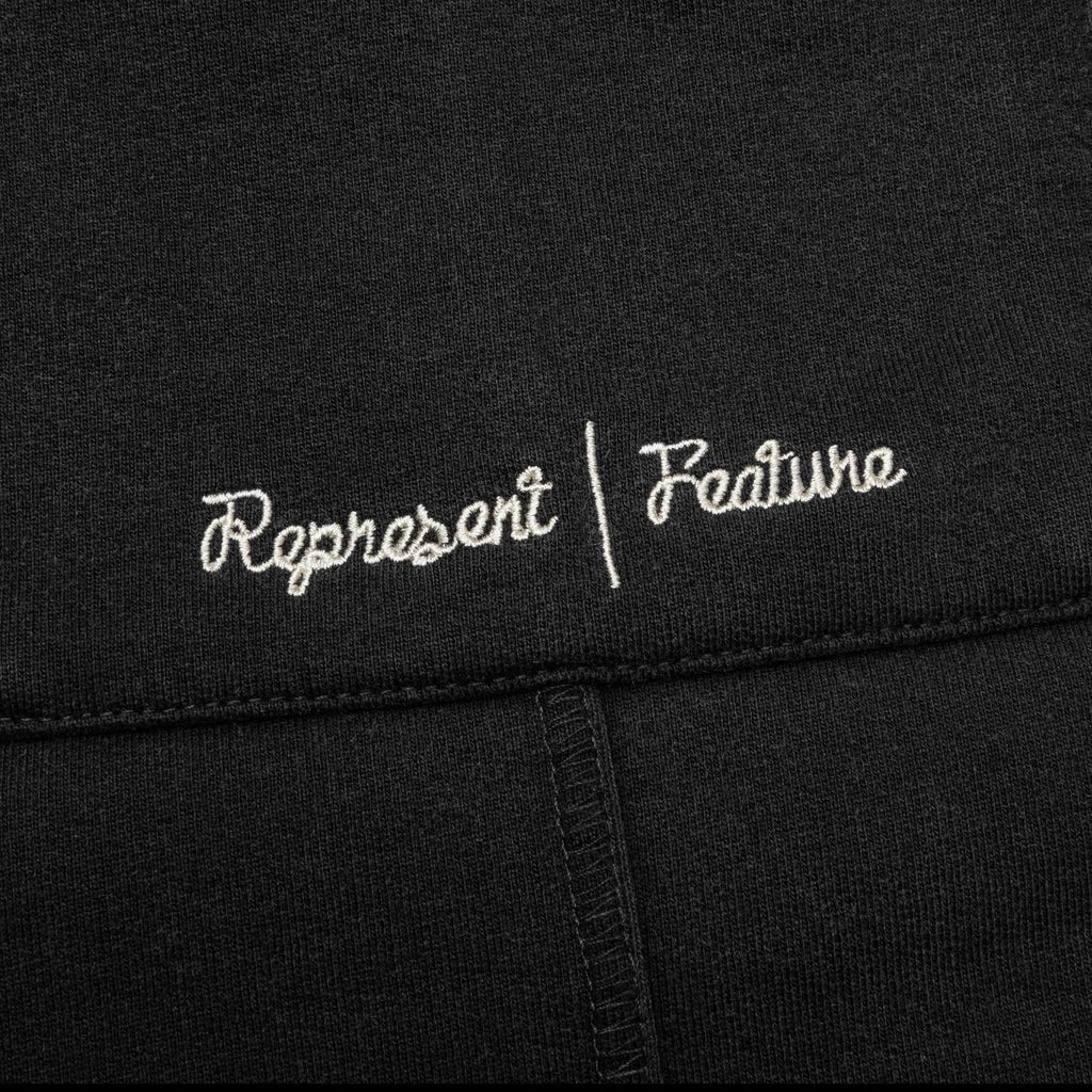 Feature x Represent Step Hem Sweatpants - Stained Black