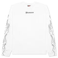 Fiery Heavyweight Longsleeve - White