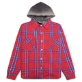Flannel Quilt Shirt Jacket - Red