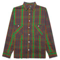 Check Varsity Jacket - Green