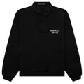 Fleece Polo - Black