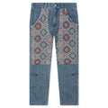 Floral Ultra Double Knee - Indigo